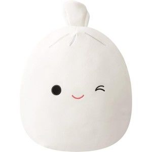 Squishmallow 8" Dash Dumpling Soft White Savory Food Plush NWT